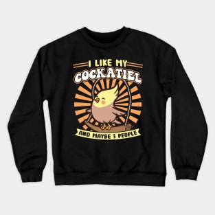 Cockatiel Ornitologist Parrot Bird Crewneck Sweatshirt